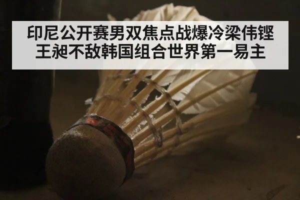印尼公开赛男双焦点战爆冷梁伟铿王昶不敌韩国组合世界第一易主